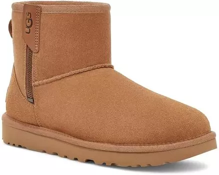 Ботинки UGG Classic Mini Bailey Zip, цвет Chestnut