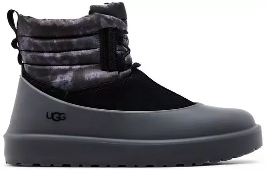 Ботинки UGG Classic Mini Lace-Up Weather Smokescreen Boot 'Black', черный