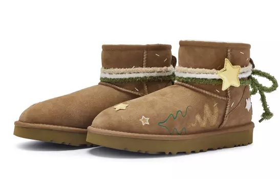 Ботинки UGG CLASSIC MINI Snow Boots Women's Brown