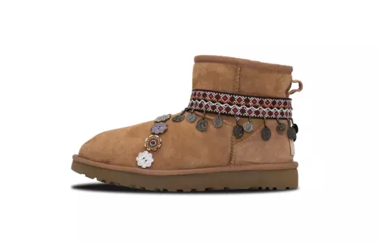 Ботинки UGG CLASSIC MINI Snow Boots Women's Chestnut