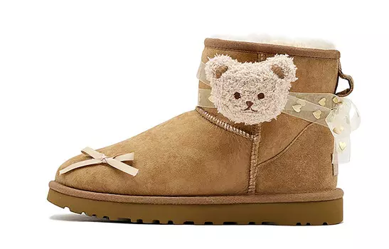 Ботинки UGG CLASSIC MINI Snow Boots Women's Beige