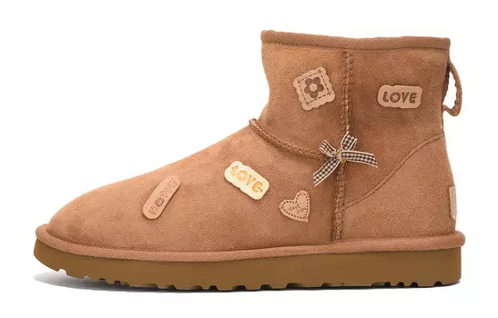 Ботинки UGG CLASSIC MINI Snow Boots Women's Brown