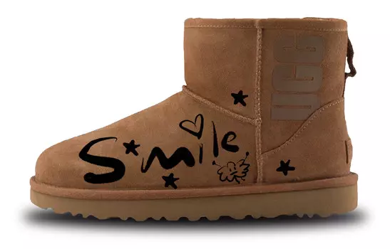 Ботинки UGG CLASSIC MINI Snow Boots Women's Black