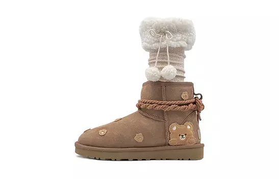 Ботинки UGG CLASSIC MINI Snow Boots Women's Brown