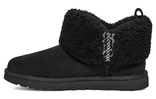 Ботинки UGG Classic Ultra Mini Braid 'Black' Women's