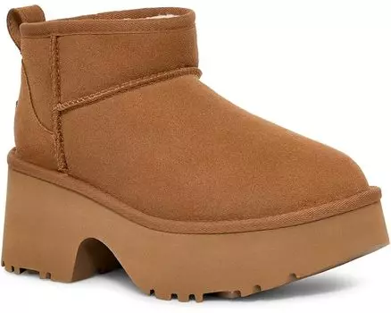 Ботинки UGG Classic ultra Mini New Heights, цвет Chestnut