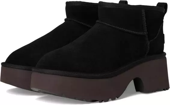 Ботинки UGG Classic ultra Mini New Heights, черный