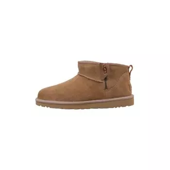 Ботинки Ugg Classic Ultra Mini Zip, коричневый