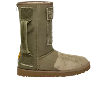 Ботинки UGG Gallery Dept. x Classic Boot Green Canvas, зеленый