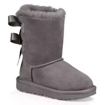Ботинки Ugg Kids Bailey Bow II toddler, серый