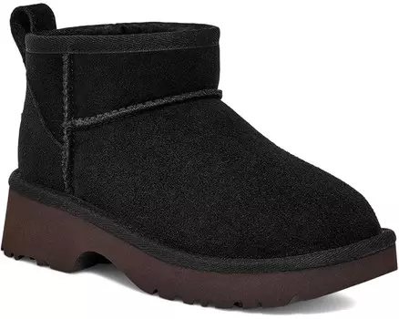 Ботинки UGG Kids Classic Ultra Mini New Heights, черный