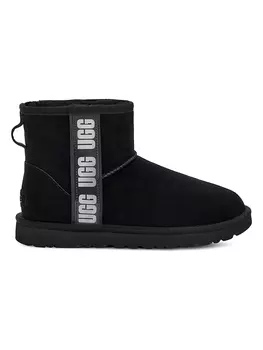 Ботинки UGG Lammfell W Classic Mini Side Logo II, черный