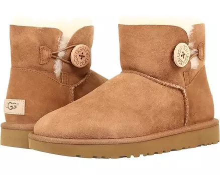 Ботинки UGG Mini Bailey Button II, цвет Chestnut