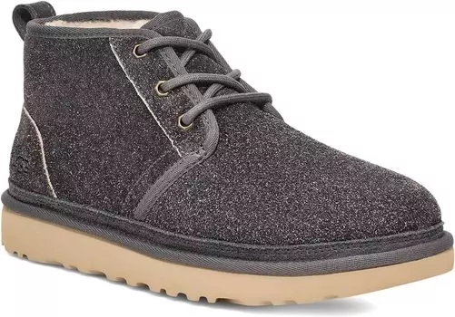 Ботинки UGG Neumel Shaggy Suede, цвет Dark Grey