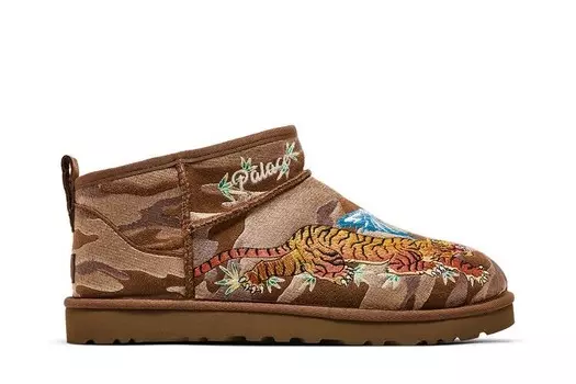 Ботинки UGG Palace x Classic Ultra Mini Boot Chestnut Camo, коричневый