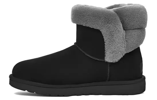 Ботинки UGG Saniya Mini Suede Classic Boot 'Black' Women's