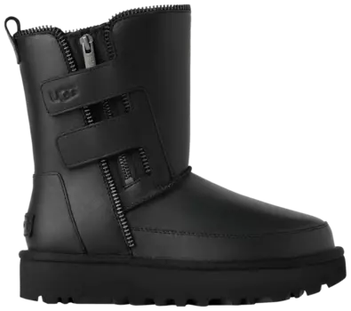 Ботинки UGG Wmns Classic Short Moto Boot 'Black', черный