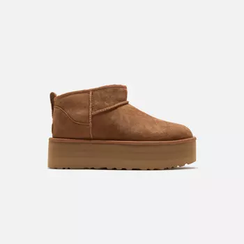 Ботинки UGG WMNS Classic Ultra Mini Platform, цвет Chestnut