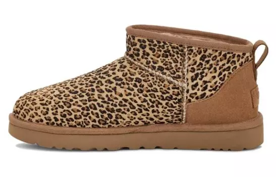 Ботинки Ultra Mini Speckles, каштановые, женские Ugg