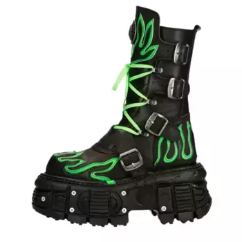 Ботинки унисекс черные New Rock