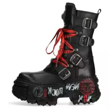 Ботинки унисекс черные New Rock