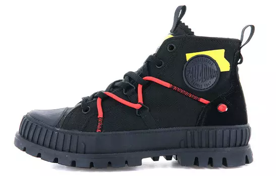 Ботинки унисекс для активного отдыха, черные/желтые/красные Palladium