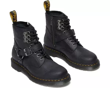 Ботинки Unisex Dr. Martens 1460 Hardware Leather Lace-Up Boots, черный