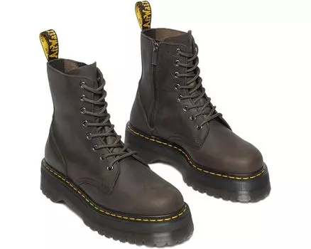 Ботинки Unisex Dr. Martens Jadon Leather Lace-Up Boots, цвет Charcoal Grey