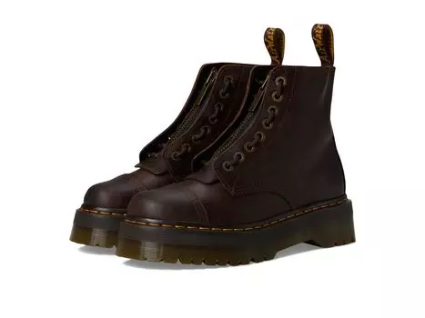 Ботинки Unisex Dr. Martens Sinclair Leather Platform Boots, цвет Dark Brown