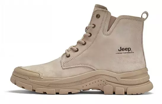 Ботинки унисекс песочного цвета Jeep