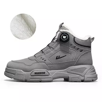 Ботинки унисекс серые Warrior