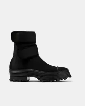 Ботинки унисекс средней длины с самозакрывающейся системой camperlab, черный