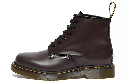 Ботинки унисекс темно-красные Dr.Martens