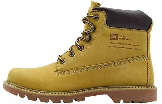 Ботинки унисекс желтые Cat