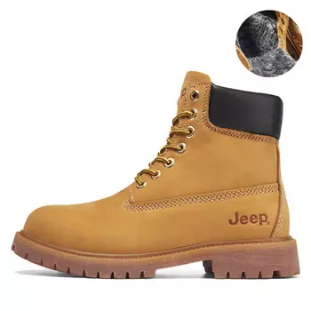 Ботинки унисекс желтые Jeep