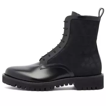 Ботинки Valentino Combat Boot, черный