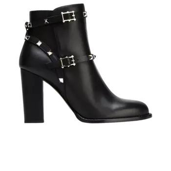 Ботинки Valentino Valentino Wmns Rockstud Ankle Boot 'Black', черный