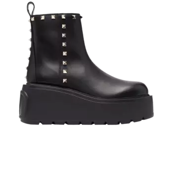 Ботинки Valentino Valentino Wmns Uniqueform 85MM Ankle Boot 'Black', черный