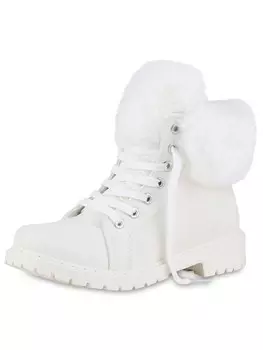 Ботинки Van Hill Lace-Up Ankle Boots Aurora, белый