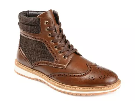 Ботинки Vance Co. Harlan Wingtip, темно-коричневый