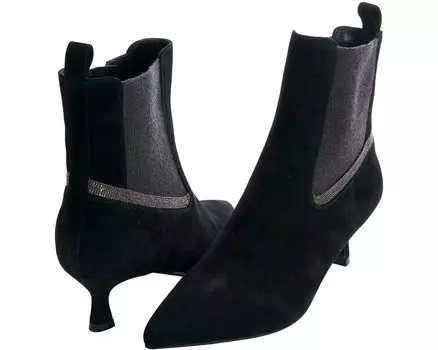 Ботинки Vaneli Mixer, цвет Black Suede/Dark Grey