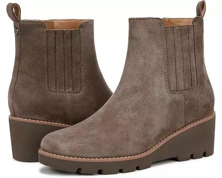 Ботинки VIONIC Aria Booties, цвет Stone Grey Waxed Suede