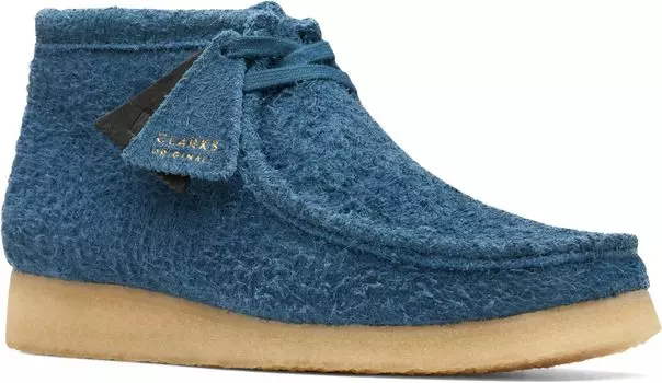 Ботинки Wallabee Boot Clarks, цвет Deep Blue Suede