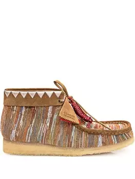 Ботинки Wallabee Clarks Originals, коричневый