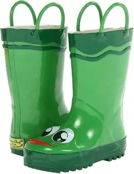 Ботинки Western Chief Frog Rainboot, зеленый