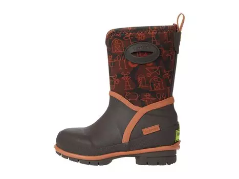 Ботинки Western Chief Kids Farm Camo Neoprene Mid Boot (Toddler/Little Kid/Big Kid), коричневый
