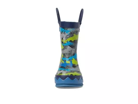 Ботинки Western Chief Kids Shark Frenzy Rain Boots (Toddler/Little Kid/Big Kid), синий