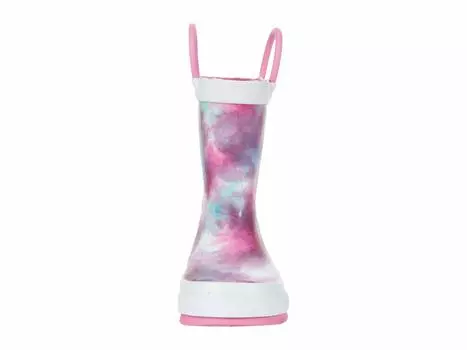 Ботинки Western Chief Kids Tie-Dye Rain Boots (Toddler/Little Kid/Big Kid), фуксия
