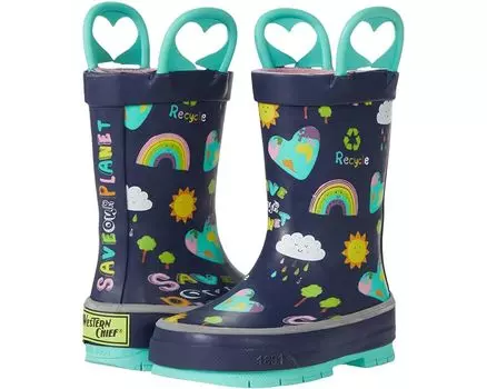 Ботинки Western Chief Save Our Planet Tread Loop Boot, темно-синий