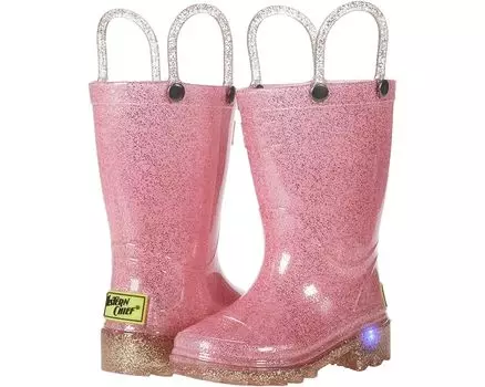 Ботинки Western Chief Sparkle Lighted PVC Rain, розовый
